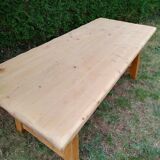 Solid oak farmhouse table