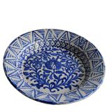 Bol Fajalauza espagnol bleu antique à grenade