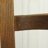 American solid oak armchair, swivel 360 °, tilting & adjustable in height. c. 1920