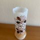 Antique enamelled opaline vase