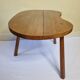 Vintage solid wood bean coffee table