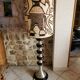 Space Age brushed aluminum floor lamp