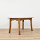 Superbe table à manger en bois massif des années 1950