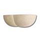 Textured ceramic corner bubble wall lamp, 1970s