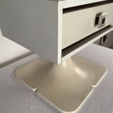 Pair of bedside tables, vintage tulip feet
