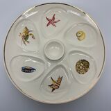 Vintage oyster plates
