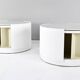 Set of Two Eugenio Gerli Tavolino container girevole T128 Revolver Italy 1969