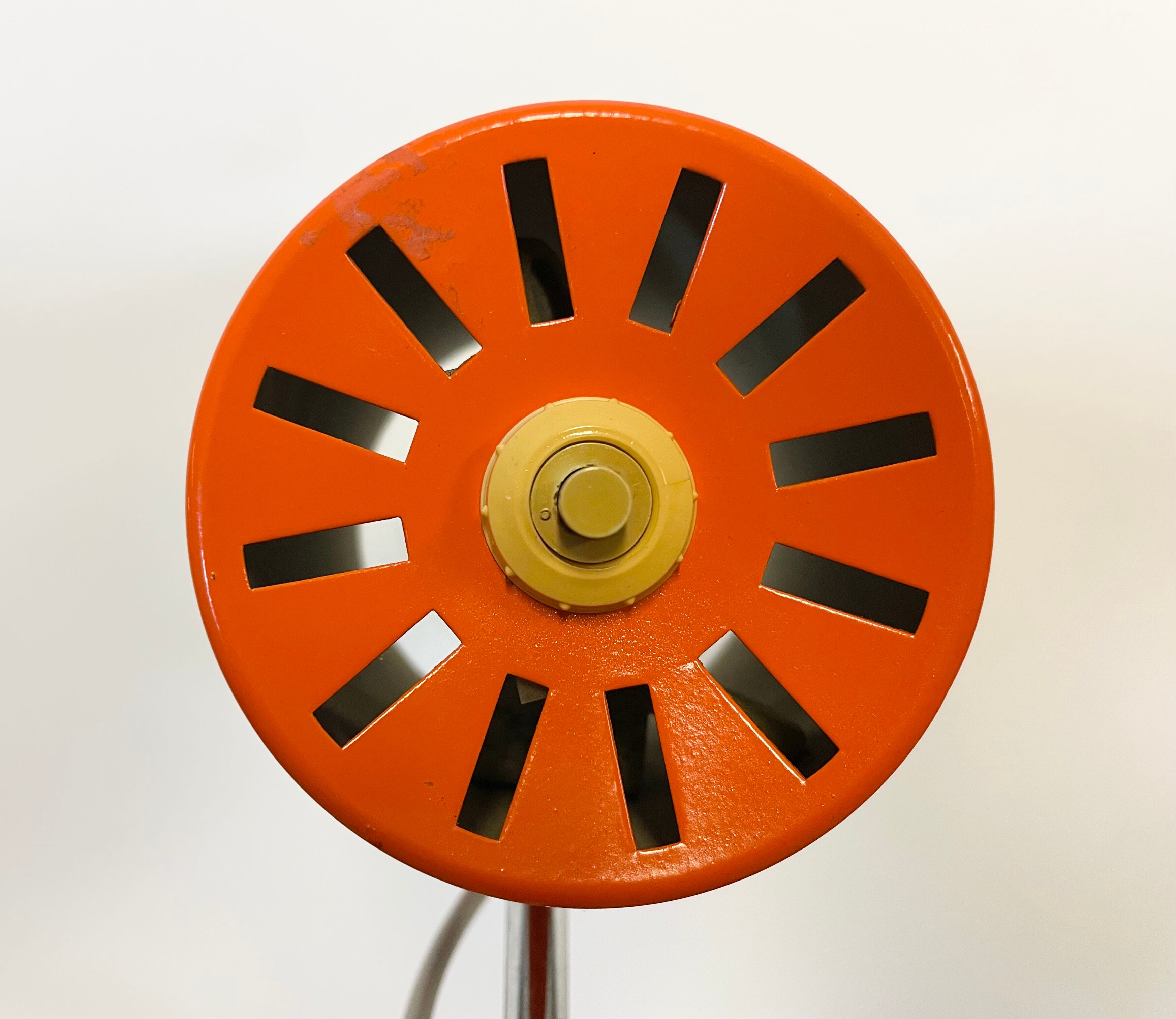 Orange Table Lamp by Josef Hurka for Napako, 1960s