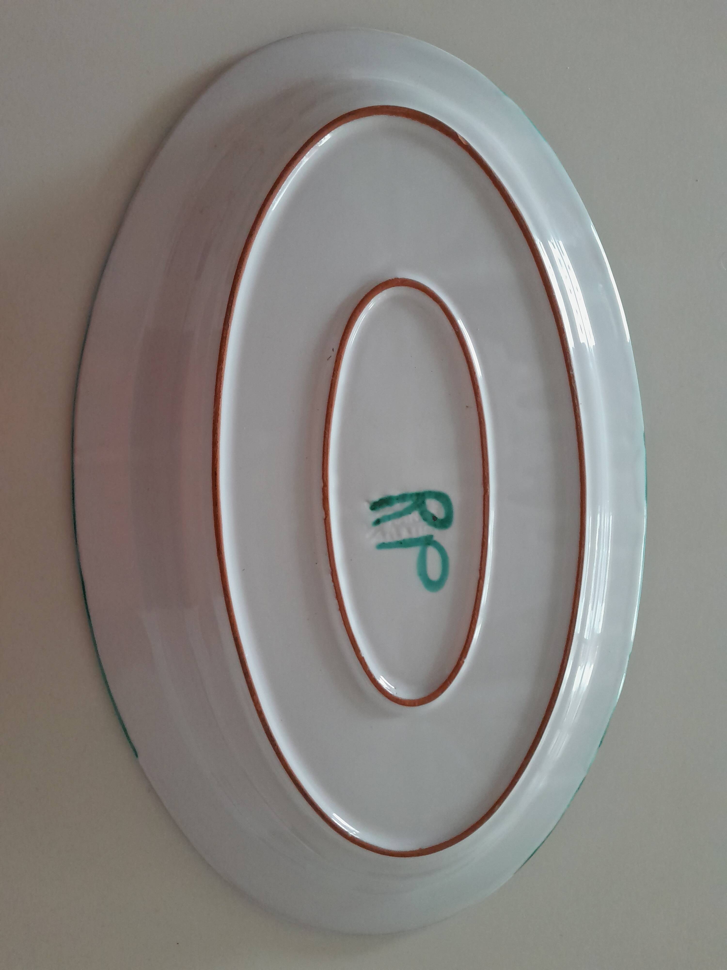 Large dish, Ceramic Robert Picault (1919-2000), Vallauris