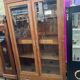 2-door glass bookcase