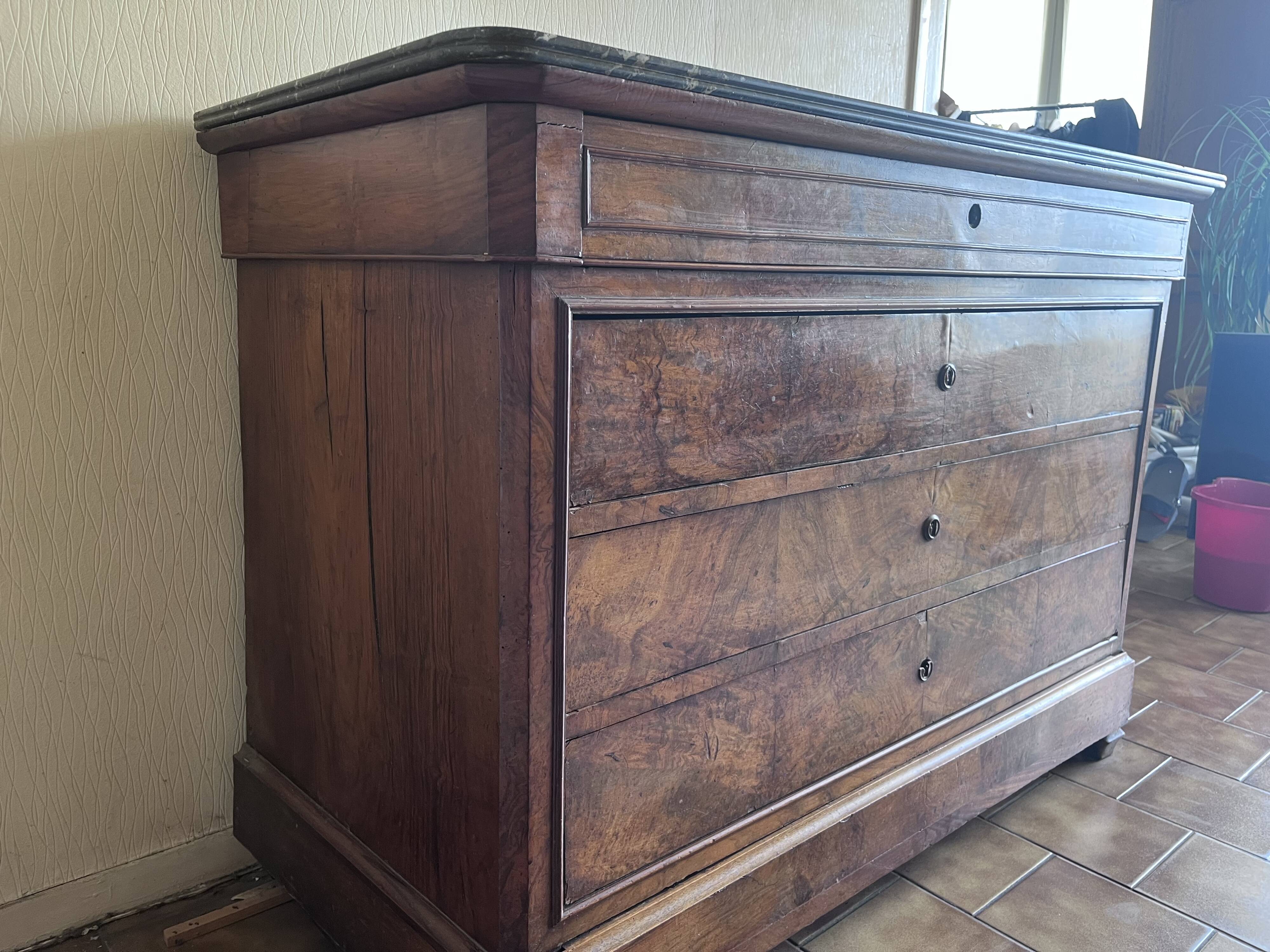 Commode ancienne Louis-Philippe