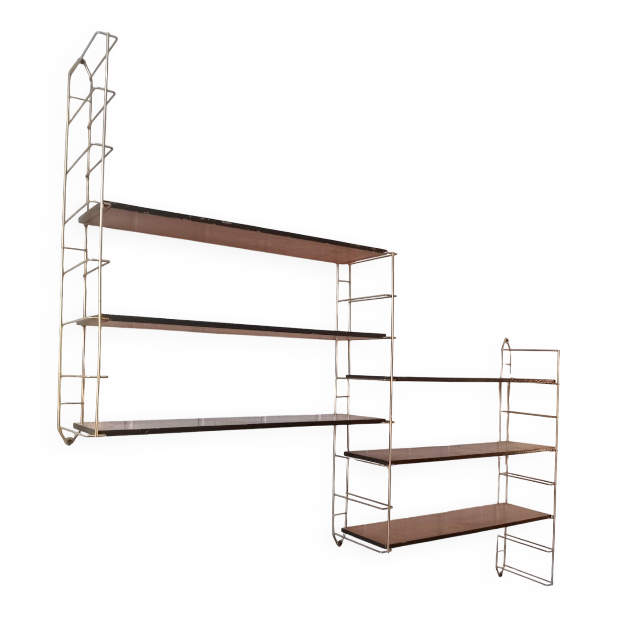 Vintage modular string shelves