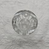 Vintage crystal tube vase