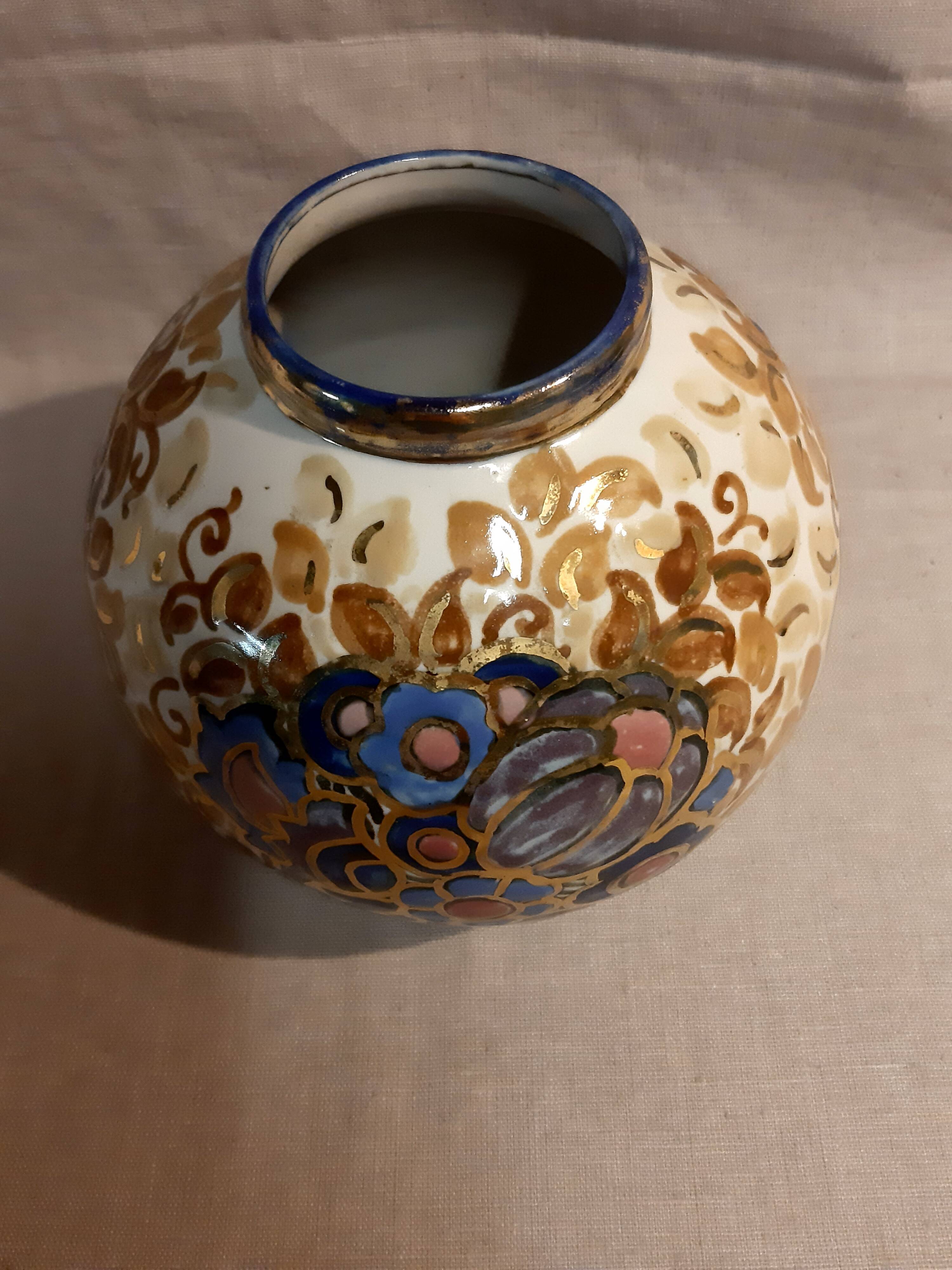 Ball vase Art Deco Alpho