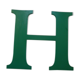 Teaches letter H of green color