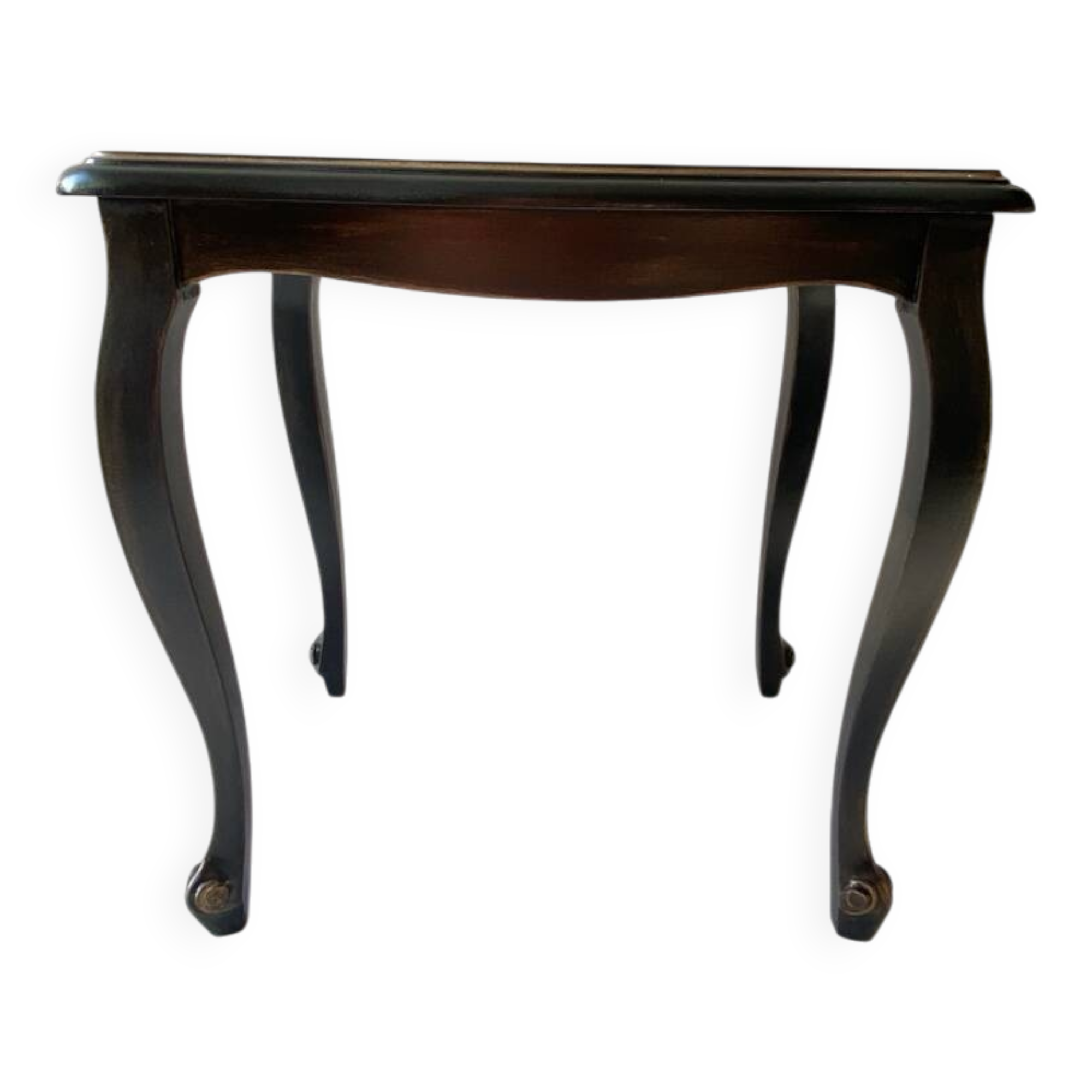 Black and gold bedside table