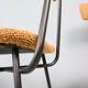 Set of 4 Italian dining chairs newly upholstered 1950s