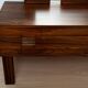 Miroir suédois du milieu du siècle avec console de coiffeuse – Ateljé Glas & Trä