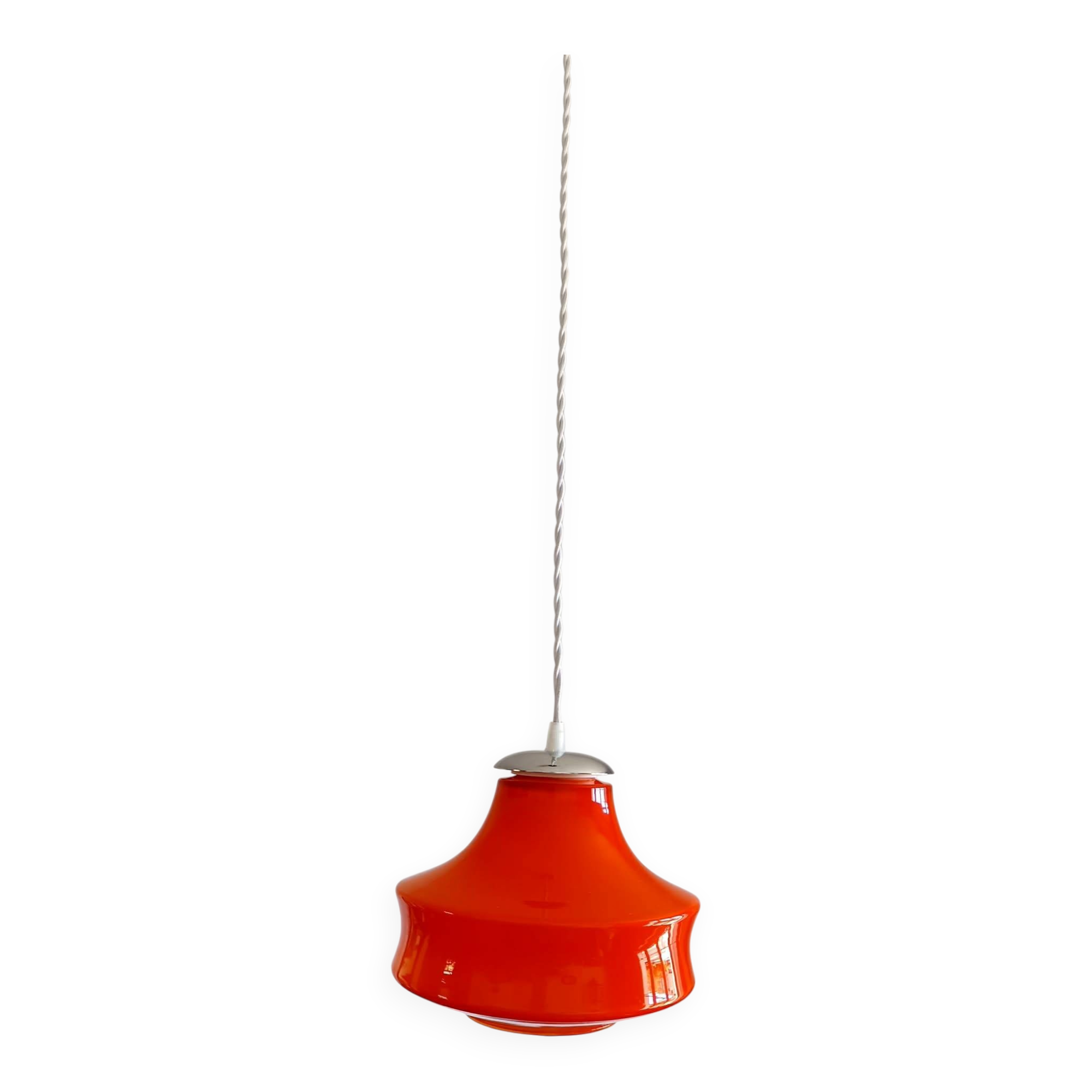 Suspension UFO space age orange 1970