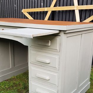 Vintage office gray flea market