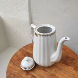 Cafetière-théière Art déco motifs papillons