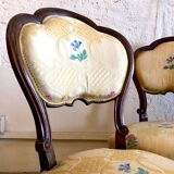 Paire de chaises style Louis XV, XIXe siècle
