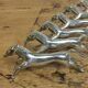 6 porte couteaux en métal forme de cheval