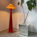80s pop red floor lamp