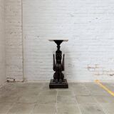 Antique Asian side table with Pixiu