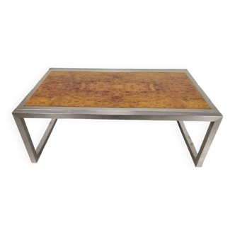 Table basse loupe d'orme