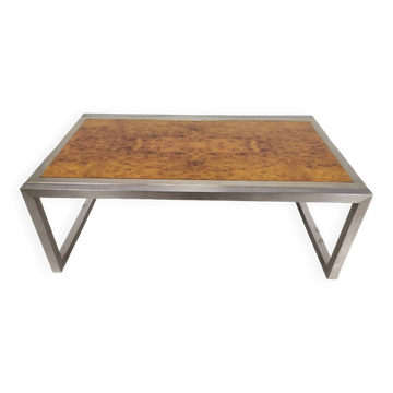 Elm burl coffee table