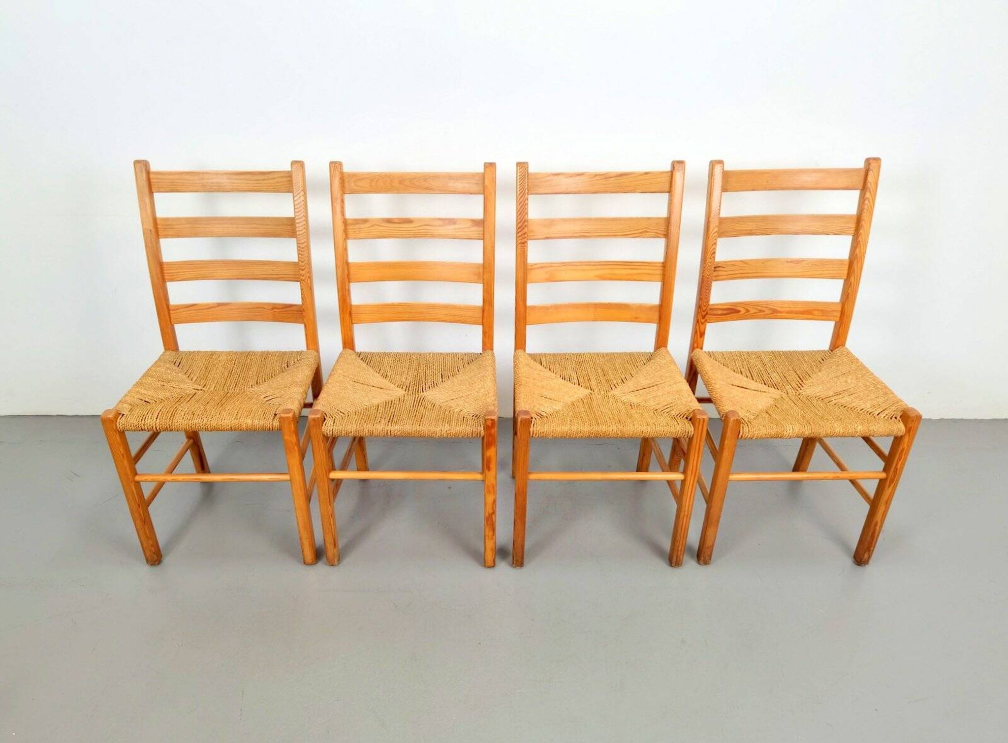 Jaerstolen Aksel Dining Chair from Möbelfabrikken Aksel L. Hansson, 1970s, Set of 4