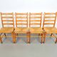 Jaerstolen Aksel Dining Chair from Möbelfabrikken Aksel L. Hansson, 1970s, Set of 4