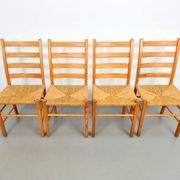 Jaerstolen Aksel Dining Chair from Möbelfabrikken Aksel L. Hansson, 1970s, Set of 4