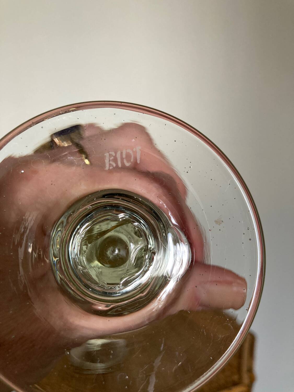 2 Biot glasses