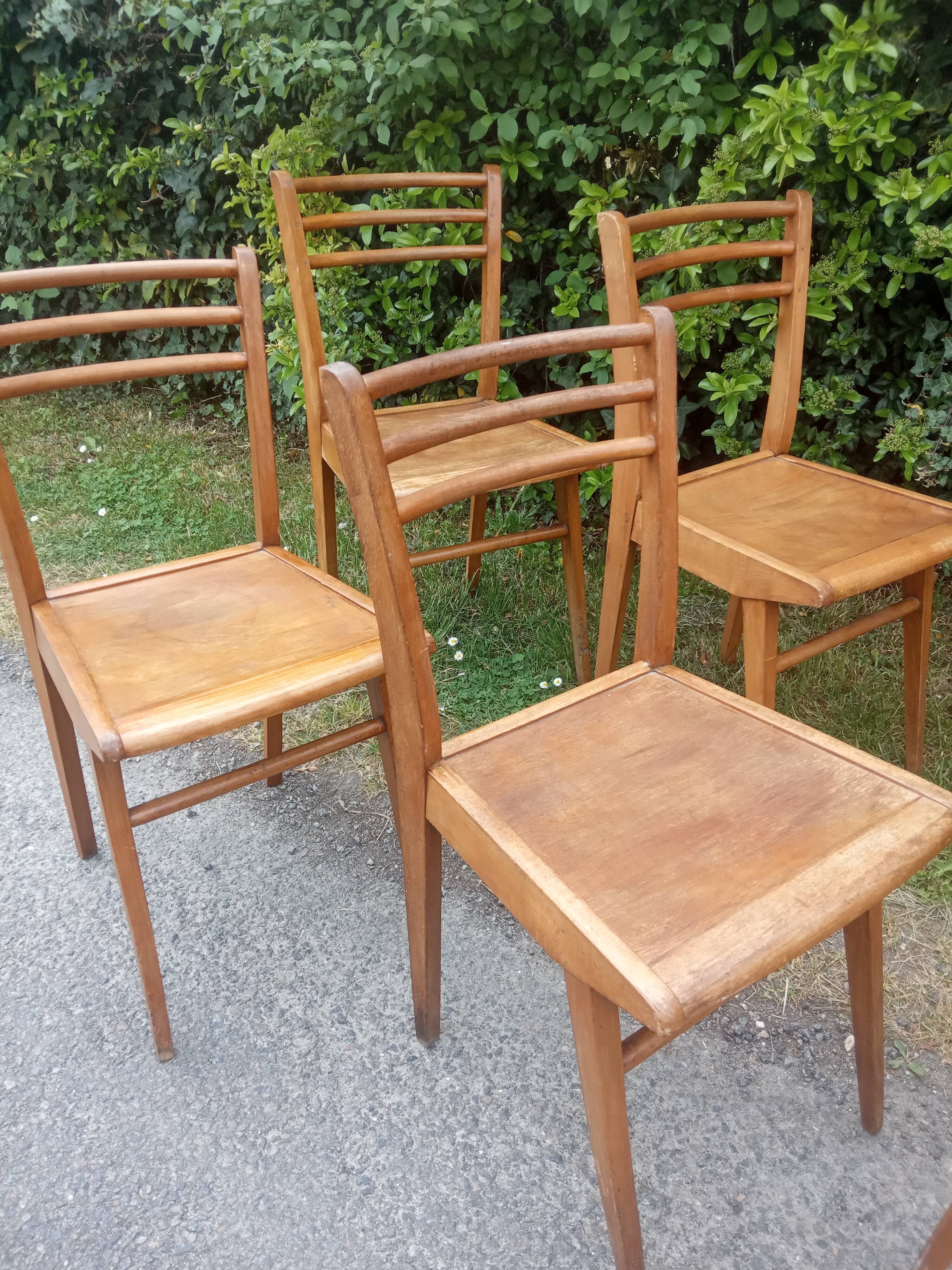 Set of 6 bistro chairs