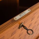 Poul Cadovius teak shelving wall unit with a bureau, Cado 1960s