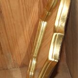Old mirror frame in gilded wood 23x34cm