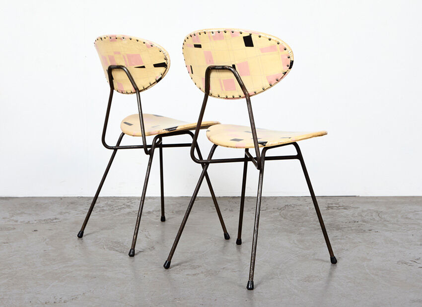 Pair of 'Staatsmijnen' chairs by Rob Parry 1955