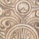 Headboard / carved panel in walnut