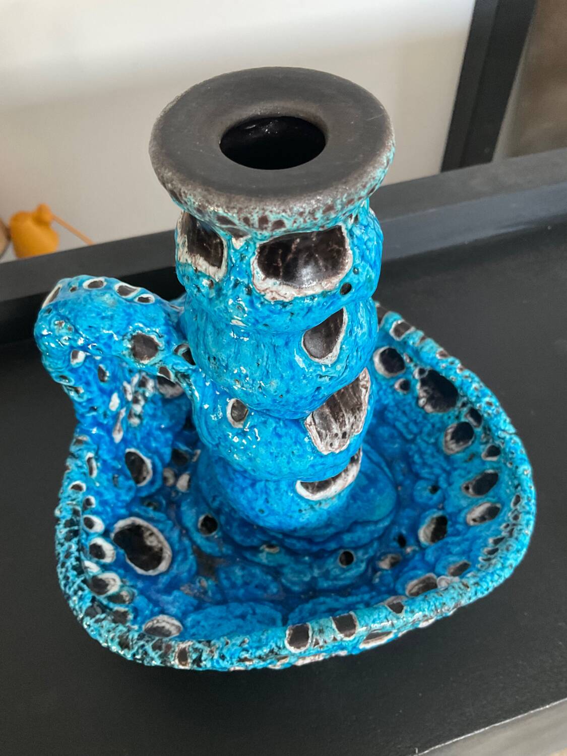 Fat Lava candle holder from the 70s