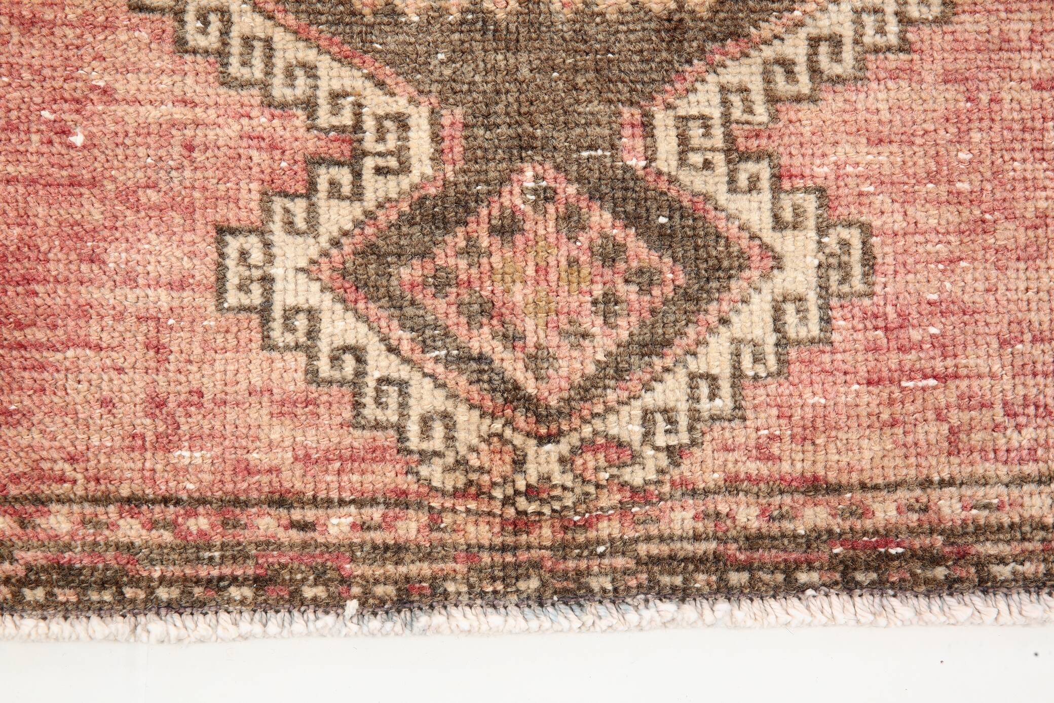 3x13 Vintage Red & Brown Classic Persian Runner Rug, 92x408Cm