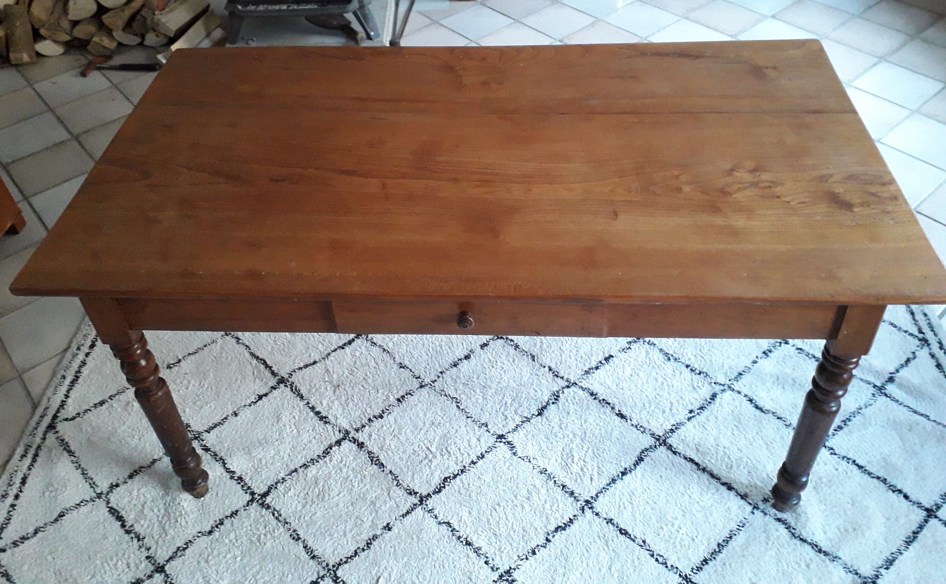 Ancient elm table
