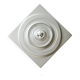 Applique en plastique chromé, 1980s