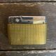 Vintage silver match chrome + gold metal lighter made in france