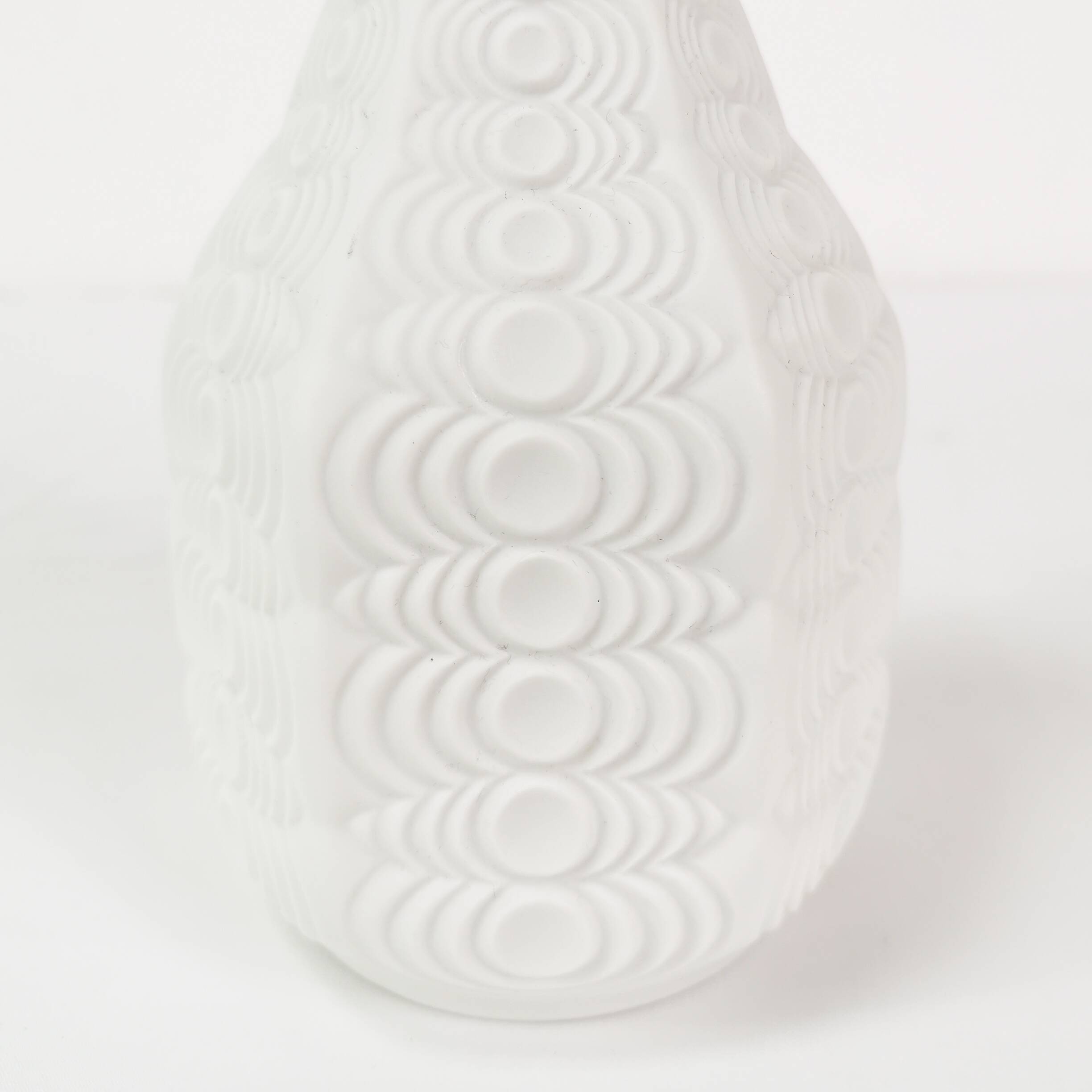 Op Art biscuit vase, Seltmann Weiden, Germany, 1960s.