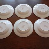 6 soup plates “Henri” Sarreguemines & Digoin