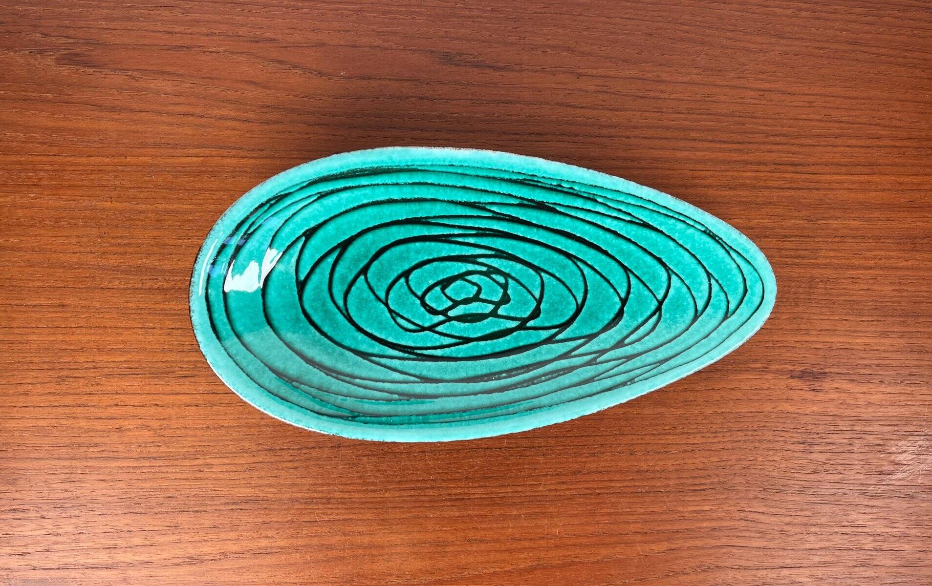 Coupelle en céramique de la poterie ouest-allemande WGP du milieu du siècle de Steuler, années 1960