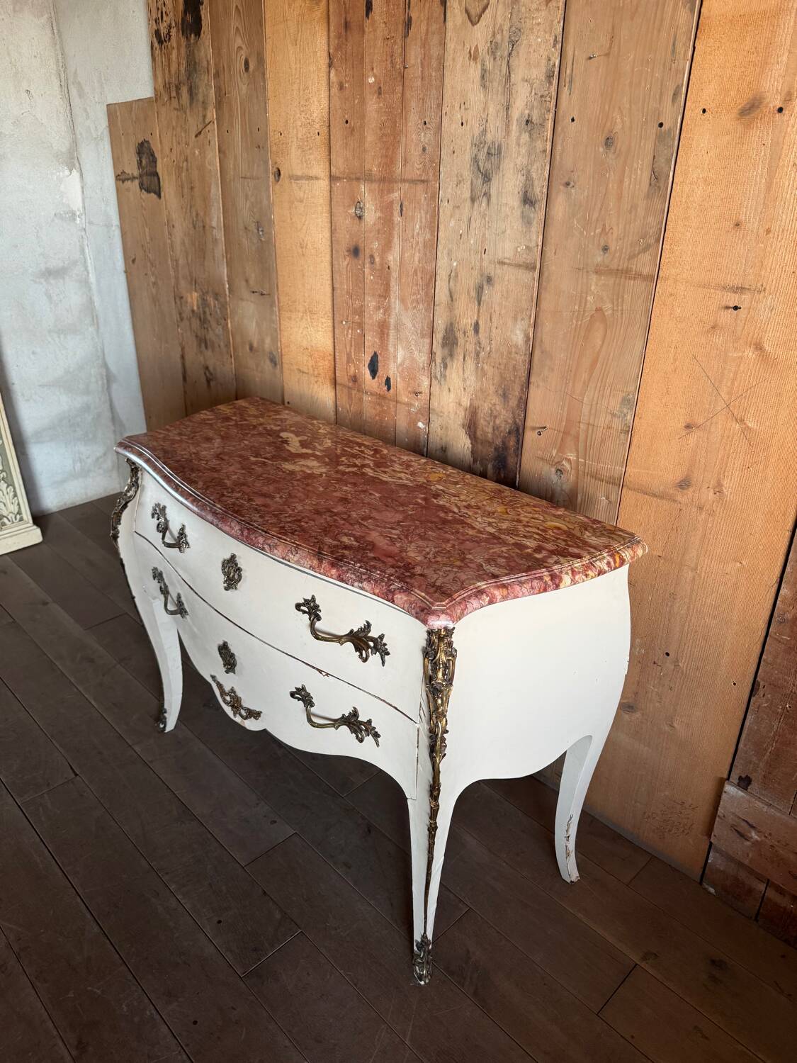 Louis XV style chest of drawers stamped Delorme