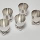 Set of 6 Modernist egg cups, Fritz August Breuhaus, c. 1930
